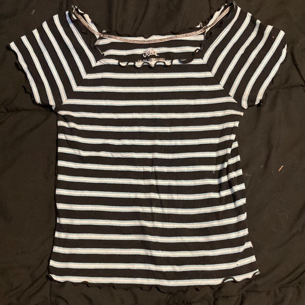 stripped Lettuce sleeve shirt